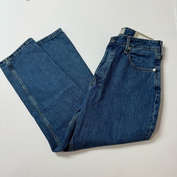 EVERLANE The Curvy 90s Cheeky Jean Medium Blue Size 32 NWT - Picture 7 of 7